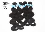 Curly Malaysian Virgin Hair Extensions Body Wave Bundles Natural Black Color