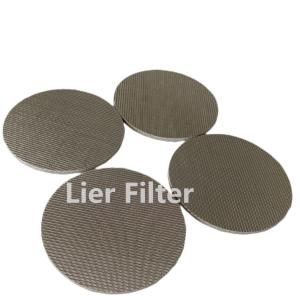 Wholesale 316L/304 Stainless Steel Sintered Mesh Filter Multi Layer from china suppliers