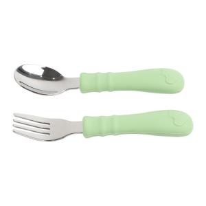 Wholesale Baby Silicone Food Feeder Spoon and Fork Customized Silicone Products Heat Insulation from china suppliers