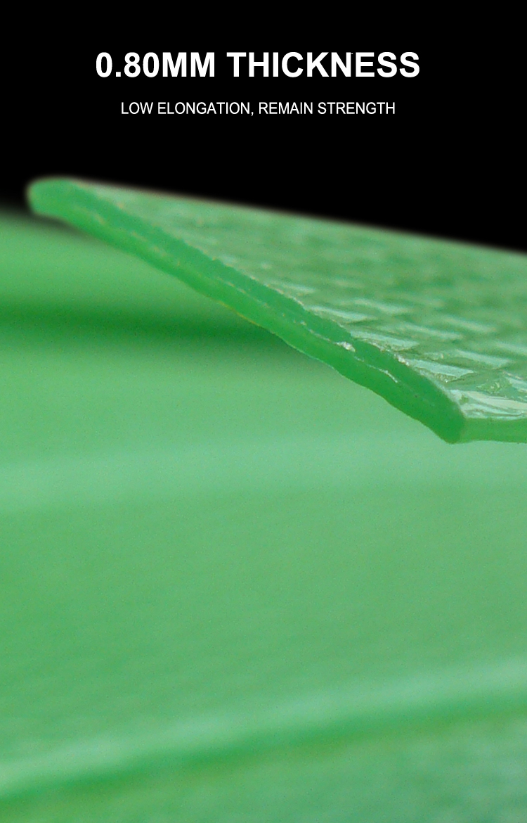 1608 Green Polyester Plastic Wire Steel Strapping Tape Packing Tape