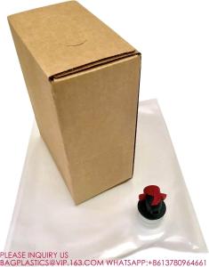 Wholesale Wine Bag-In-Box Kits Eco-Friendly Juice Bottle Alternative Store Pouch, Coffee, Cocktail from china suppliers