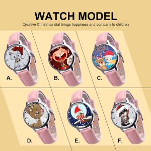 Wholesale 25g Children'S Analog Watch , 38mm Dial Leather Band Quartz Watch from china suppliers