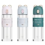 Double Wall Insulation Cute Glass Bottles 250ml For Kids