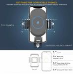 FOD Sensor 360° Rotation 10W Qi Wireless Phone Charger