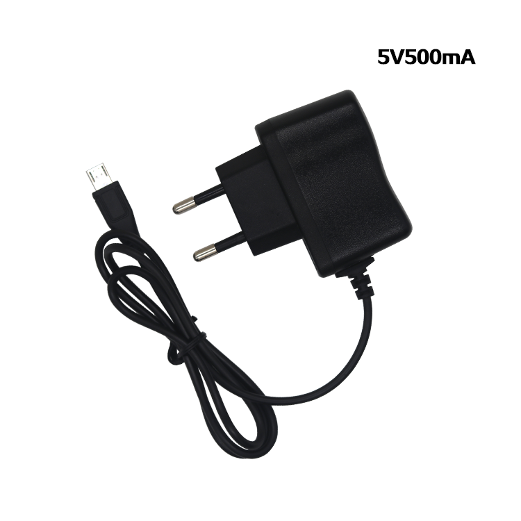 5V500mA USB Android Wire Charger ABS European Standard 1m Length