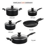 High Quality Non Stick Aluminum Cooking Pot Set Kitchen Pans And Pots With