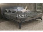 Bed Designer Furniture Cream White Modern Leather Bed ZZ-BD017