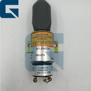 Wholesale 386-4274 3864274 Excavator E70B Engine Stop Solenoid Valve 24V from china suppliers