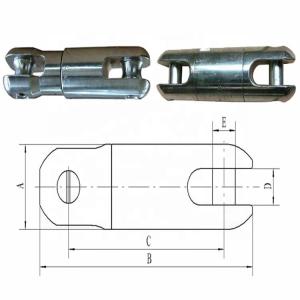 Wholesale Wire Rope Connecting Rotary Cable Connector Anti Twist Swivel Connector from china suppliers