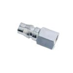 Male Type PF Quick Release Hydraulic Couplings 45 # Steel Compact Design Metal