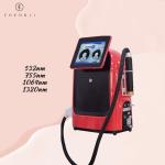 220V Q Switched Nd Yag Laser Machine Portable Pico Laser Machine 1064nm 755nm