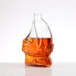 Customize Sealing Type 750ml Transparent Glass Bottles for Sophisticated Parties