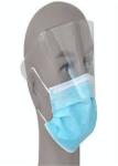 Anti Bacteria Nonwoven Disposable Dust Mask With A Clear Plastic Eye Shield