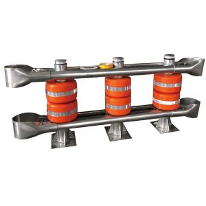 Wholesale Highway Guardrail Traffic Safety Anti-Collision Roller Barrier With Anti-Corrosion Coating from china suppliers