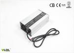 72V 6A HV Battery Charger 2.5 KG For LiFePO4 Battery Packs With Black Silver
