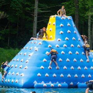 Wholesale Giant Inflatable Floating Iceberg , Water Climbing Wall For Ocean from china suppliers