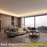 Single-Sided Upward Oblique Light Linear Light Strip Living Room Ceiling Line