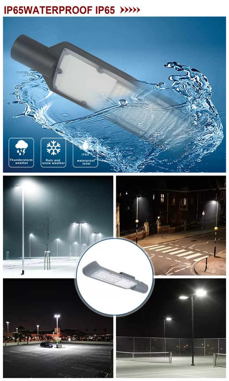 Weatherproof Exterior Street Lights , Antirust Outdoor Street Light Fixtures