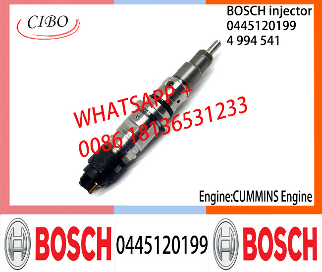 BOSCH 0445120199 4994541 Neutral Fuel Injector Assembly 0445120199 4994541 For CUMMINS