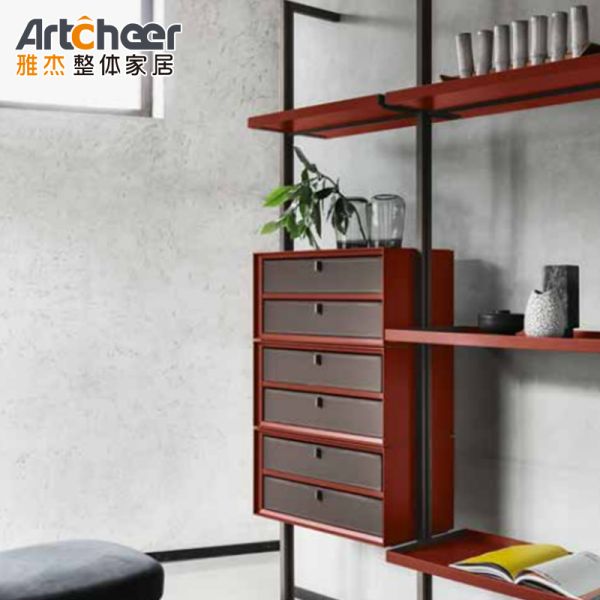Modern Adjustable Height Display Rack with Customized Size for Living Room Furniture