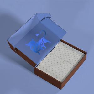 Wholesale Flexible Rectangle Paper Necklace Shipping Boxes 25x15x4cm from china suppliers