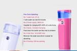 Nano Mister For Eyelash Extensions , Rose Red Nano Handy Mist Spray