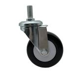 3 Inch Swivel Medium Duty PVC Caster Wheels For Industrial Equipment