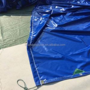 Wholesale Popular Different Sizes Woven Coated Pe Tarpaulin Tent Cover in Vibrant Orange from china suppliers