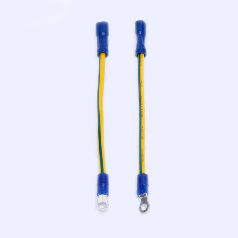 Custom Appliance UL1185 Wire Harness with Black Braided Sleeves and Silver Plated Wire