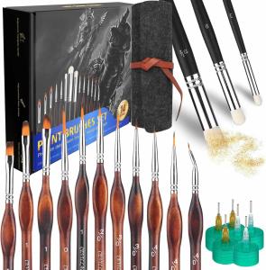 Wholesale Top Modellbau Fein Detail Malpinsel Pinsel Set Acryl- und Ölfarben from china suppliers