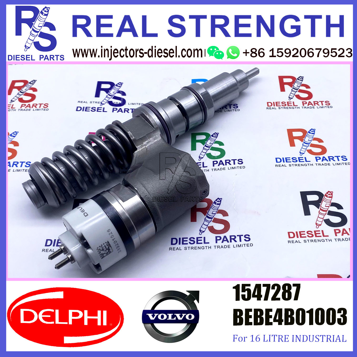 1547287 V-O-L-V Diesel Injector DELPHI BEBE4B01003 A0 Diesel Pump Injector