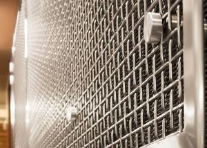Wholesale Decorative Balustrade Crimped Wire Mesh Railing Infill Panels from china suppliers