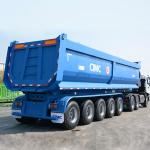 Tractor Tipper 2" Kingpin CIMC 60T 5 Axle Dump Truck