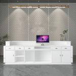 Simplicity Stylistic Stainless Steel Cashier Desk for Beauty Salon Clothing