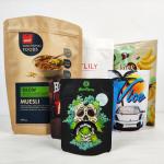 Matte Black Aluminum Foil Mylar Bags Stand Up ziplockk Mylar Bags