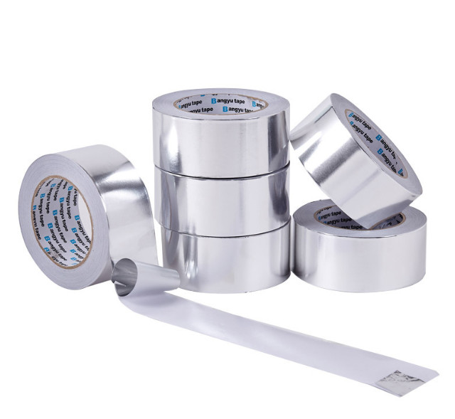 OEM Air Duct Aluminum Foil Tape For Insulation Single Sided Adhesive
