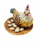 Wholesale pewter zinc alloy hen shape metal trinket box big size pewter hen