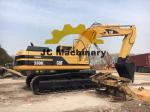 Heavy Duty 30T Used CAT Excavators 330BL With Breaker Line 4.6km/H Travel Speed