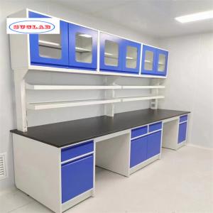 Wholesale Customized Made Hospital Full Steel Lab Island Bench with Export Plywood Packaging from china suppliers
