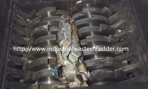 Wholesale High Strength Double Shaft Shredder For PET Bottles / Cardboard Core from china suppliers