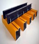 Extruded Box Aluminum Baffle Ceiling PVDF Coating 0.8mm-3mm
