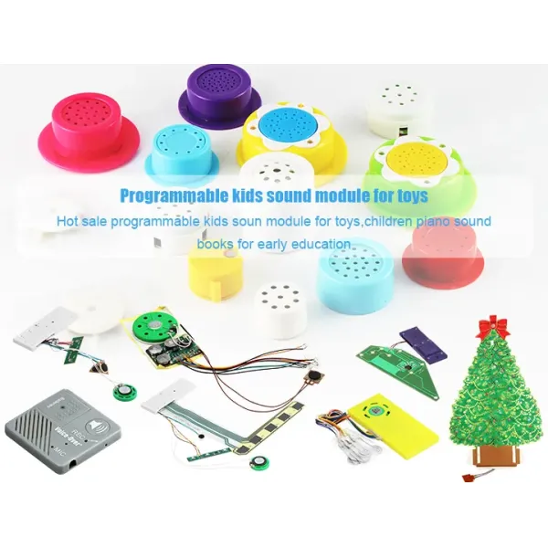 Waterproof Programmable Music Recordable Sound Module Chip with Customizable Sound Duration and Replaceable Battery for Plush Toys