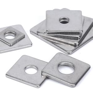 Wholesale SUS304 Square Hole Washer Din434 Stainless Steel Square Washers from china suppliers