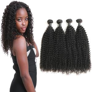 Wholesale Authentic Real Curly Human Hair Weave Bundles Without Chemical Processed from china suppliers