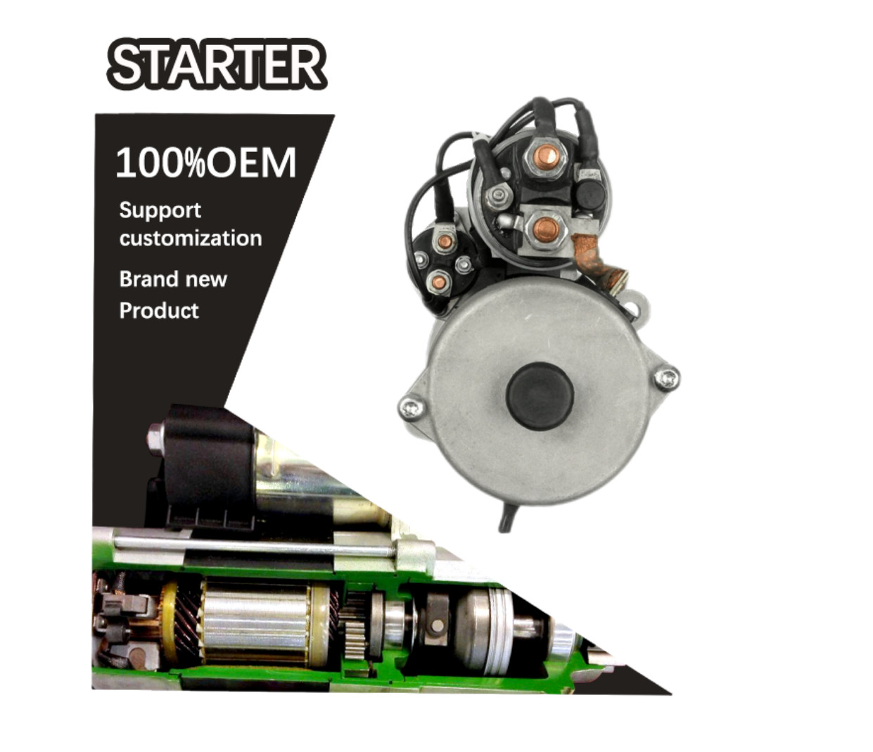 24V 12T STARTER IVECO engine 0001231502 5801311484 5801655187 5802001283 994327600 501.512.123 20401548BN 6010845.0