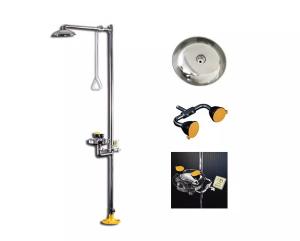 Wholesale 10C Colored Eye Wash Shower Stations SS304 Personal Combination Eyewash from china suppliers