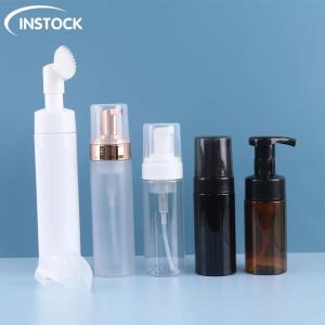 Wholesale Custom 100/120/150/200/250ml Pet Foaming Soap Pump Bottle Plastic Cosmetic Foam Pump Facial Cleanser from china suppliers