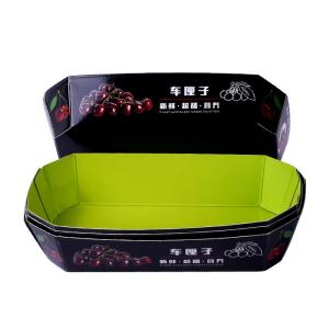 Wholesale Bakery Corrugated Cardboard Box Trays Food Grade Custom Design from china suppliers