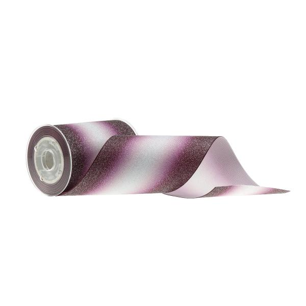 75mm Halloween Grosgrain Ribbon , Wine Color Sublimation Glitter Grosgrain