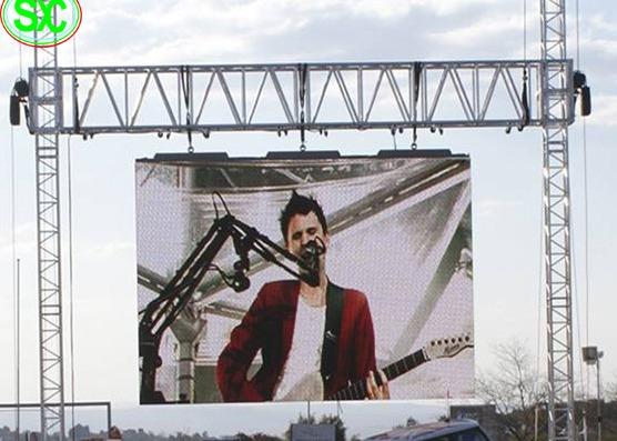 Rental Small Pitch Outdoor Hanging Full Color LED Display For Shopping Malls,